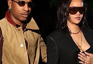Rihanna Multitasks on Mother's Day With Not One, But Two Cool-Mom Designer Bags