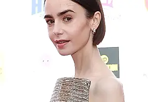 Lily Collins, la gran estrella de la Met Gala con un vestido de Carolina Herrera