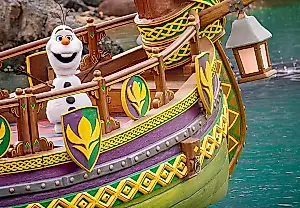 El Olaf andante de Disney