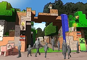 El primer parque de Minecraft abrirá en el Reino Unido