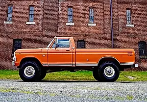 1973 Ford F-250 Highboy: juegos de altura con un clásico