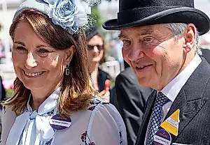 Кароле и Майкл Миддлтоны на скачках Ascot