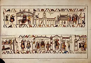 El tapiz de Bayeux vuelve a Inglaterra por primera vez en mil años
