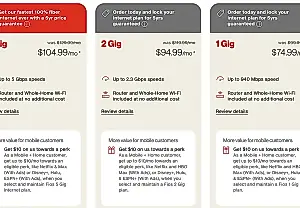 Verizon Fios увеличивает скорость до 5 Гбит/с