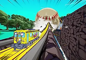 Más juegos sobre raíles (literalmente): el fenómeno Denshattack!