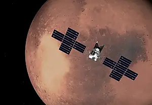 NASA: Маневр Psyche у Марса