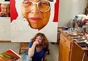Qué significa pintar a la reina del fotorrealismo
