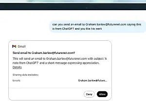 Envié un correo sin entrar en Gmail gracias a una nueva función de ChatGPT: este es el truco