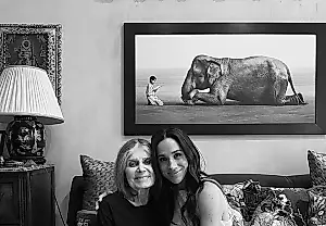 Meghan se despide de Steinem