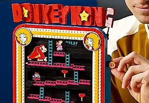 Lego recrea una máquina arcade de Donkey Kong: hasta Miyamoto está satisfecho