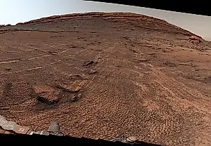 El róver Curiosity descubre un «mar de hexágonos» en Marte