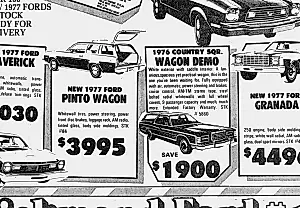 El Ford Pinto de 1977 destaca entre los superdeportivos
