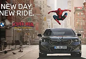 BMW заставляет смотреть рекламу Spider-Man на дисплеях автомобиля