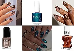 El otoño en las uñas: nueve manicuras con manzanas, morado de bruja y diseños rojo sangre