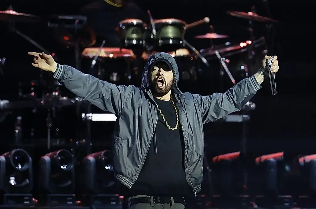 Eminem ofreció un concierto poco habitual en Detroit