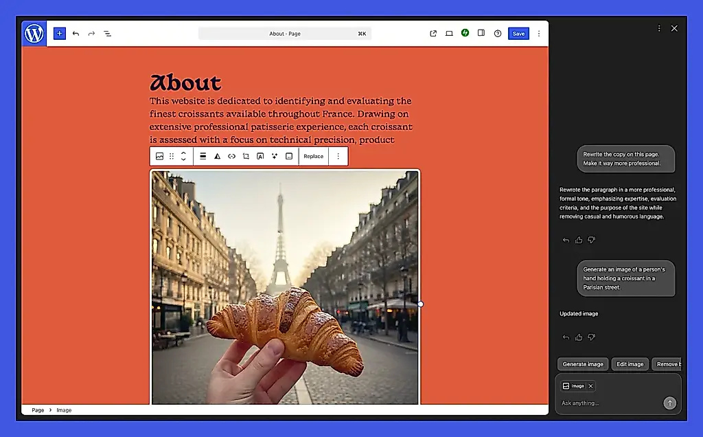 WordPress lanza un editor con IA