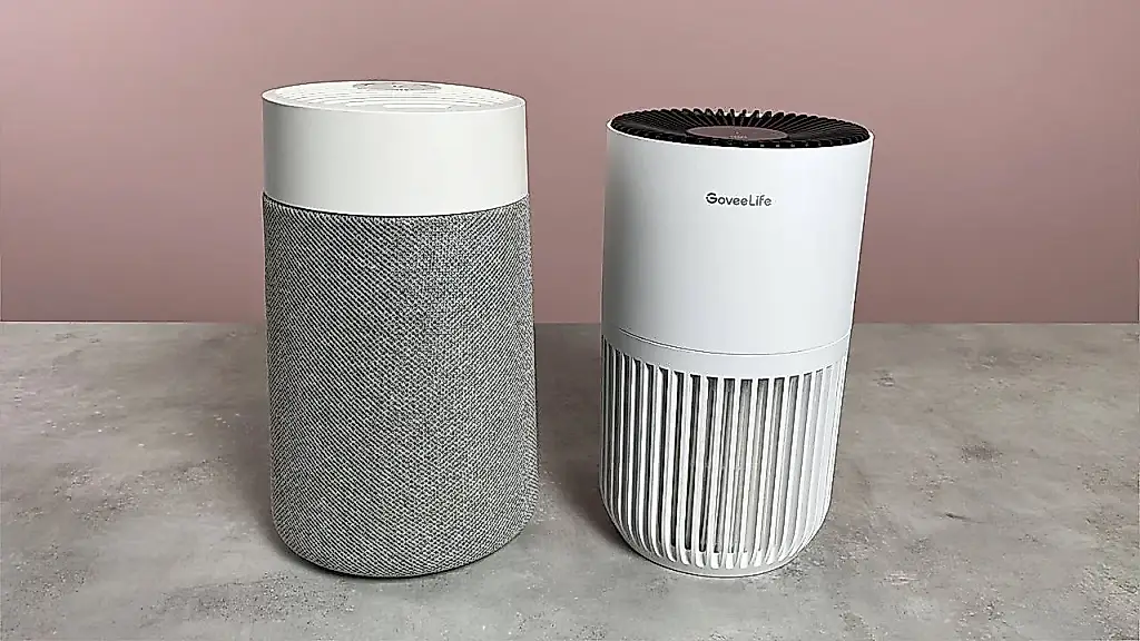 Tres mini purificadores de aire