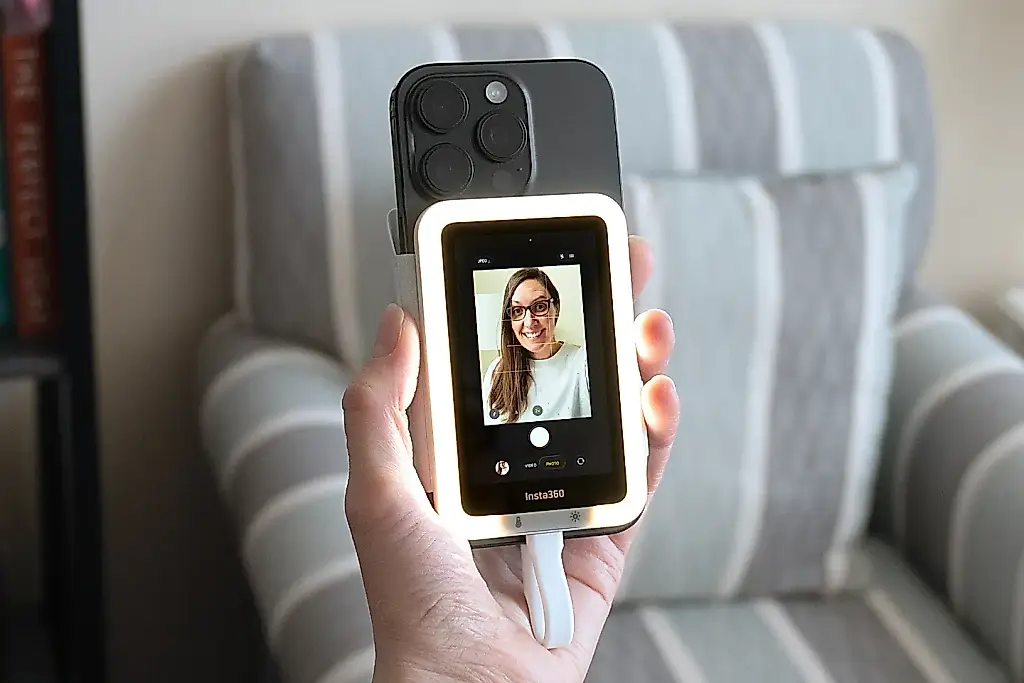 Un espejo magnético para selfis