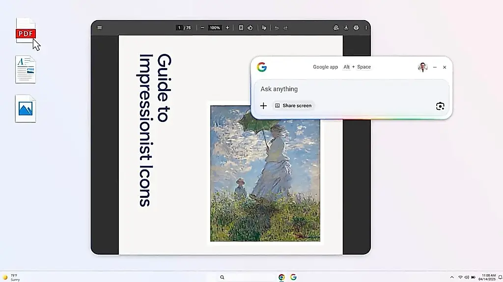 Google lanza una aplicación de Gemini para Windows