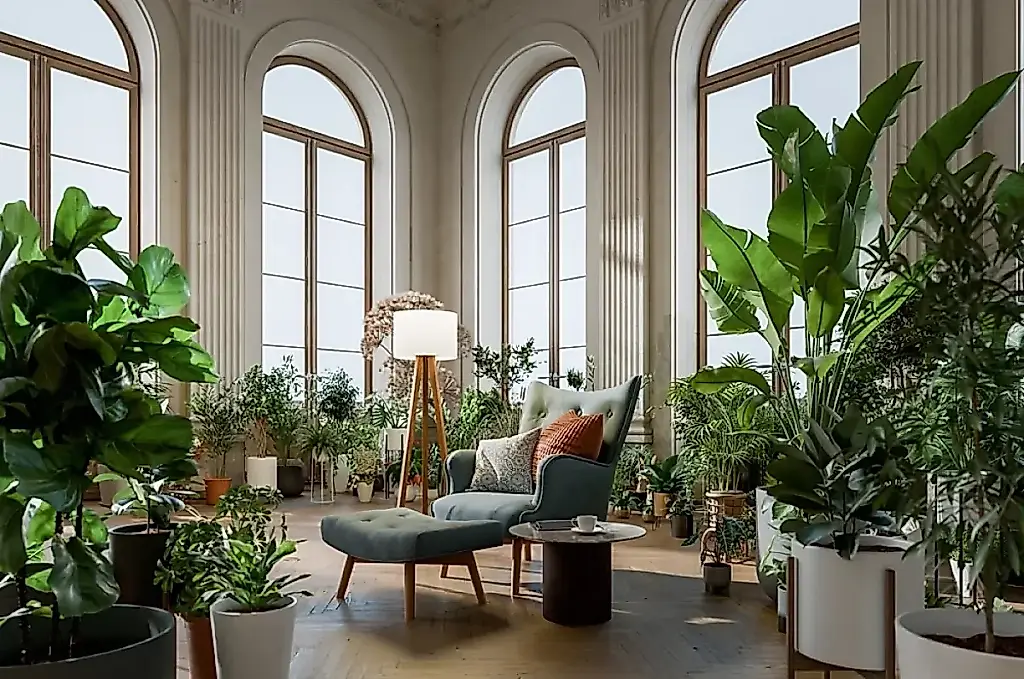 Festín de primavera para el ficus