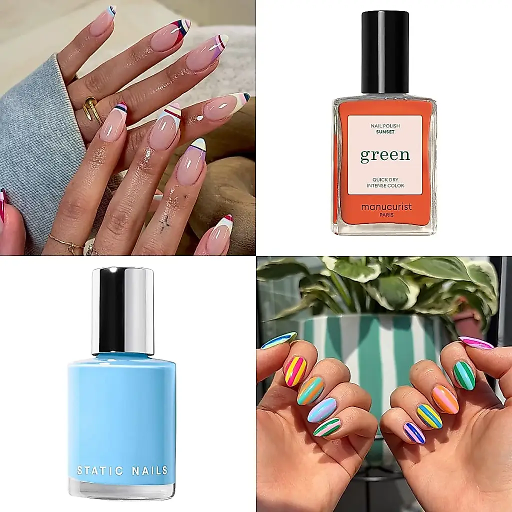 Manicura a rayas: el nuevo fetiche de moda