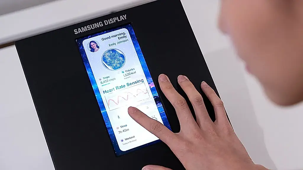 Samsung presenta nuevas pantallas OLED para smartphones, algunas con sensores de salud