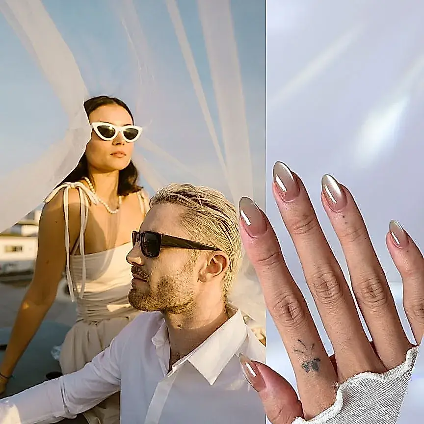 Uñas de novia de las que no hay escapatoria
