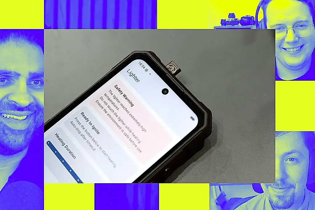 El teléfono que prende fuego