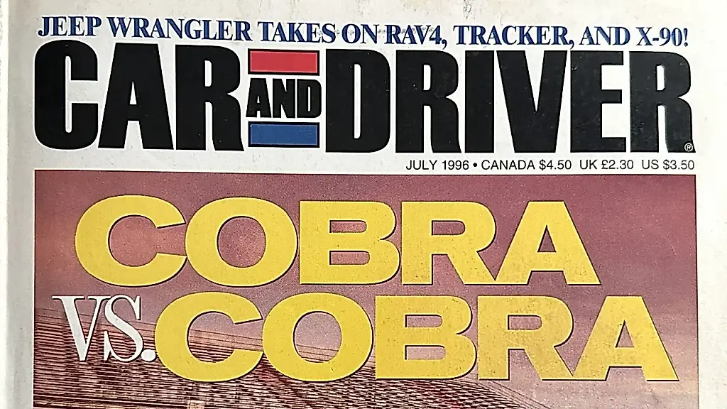 30 años después: coches de 1996