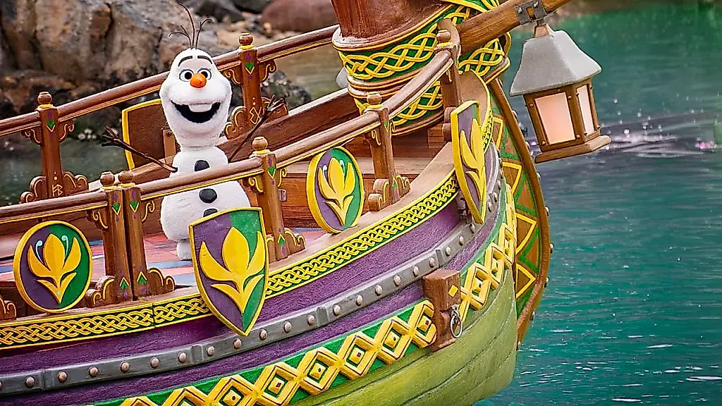 El Olaf andante de Disney
