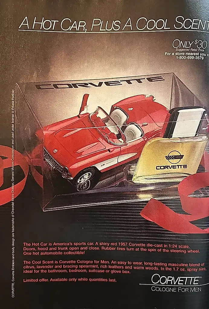 Una fragancia para fans del Corvette