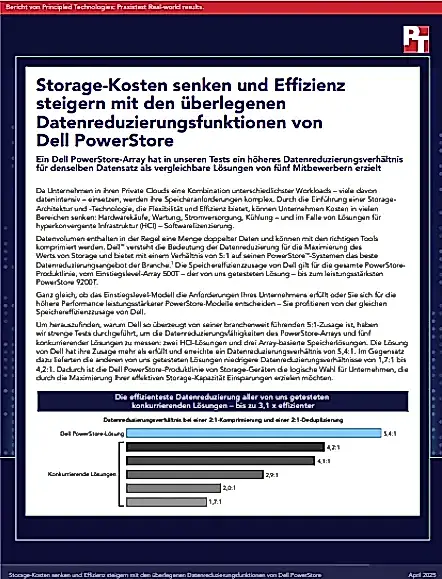Reducir los costes de almacenamiento con Dell PowerStore