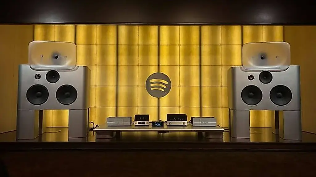 El salón de escucha de Spotify en Londres
