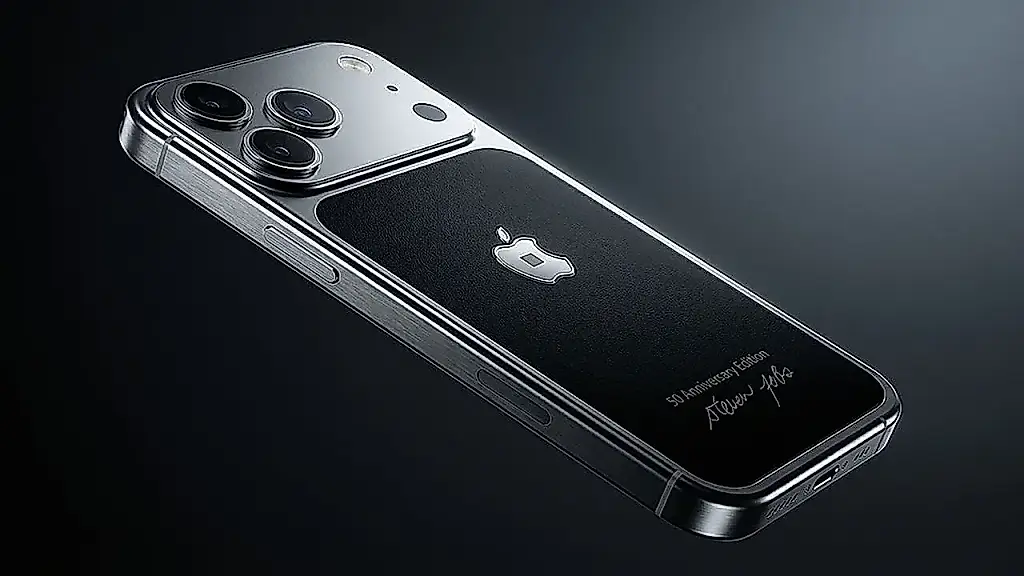 iPhone с кусочком водолазки Джобса