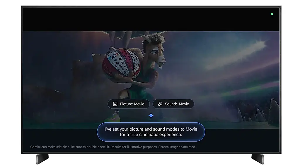 La inteligencia artificial Gemini aprende a controlar los ajustes de imagen de Google TV