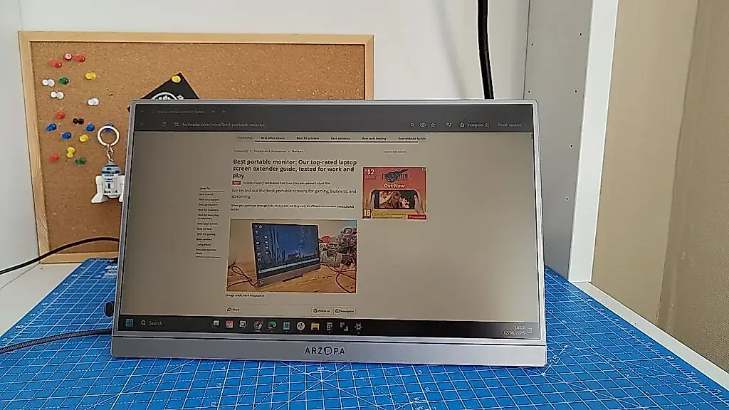 Análisis del Arzopa Z3FC: un monitor portátil ultraligero y fino, equilibrado para trabajar y jugar