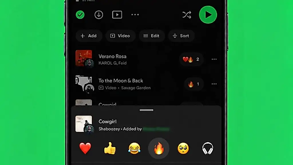 Spotify presenta Track Reactions: ahora podrás juzgar aún más los gustos musicales de tus amigos, aunque siguen faltando memes