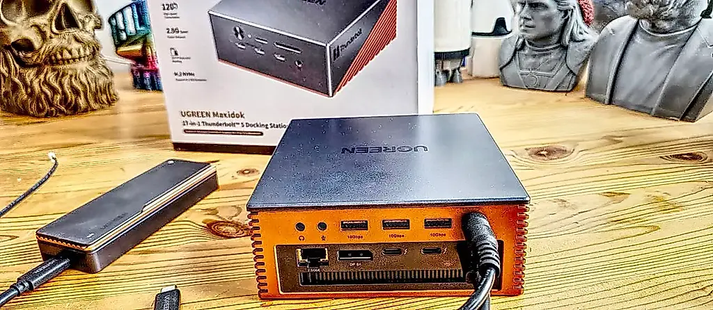 Reseña del Ugreen Maxidok 17-in-1 Dock: una estación Thunderbolt 5 con más puertos y funciones de los que sabrás qué hacer