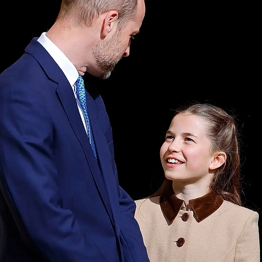 Una foto inédita de Charlotte y William: un gesto conmovedor hacia el futuro rey