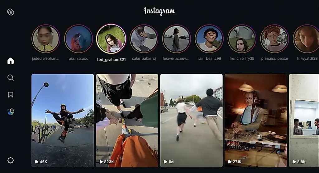Instagram бросает взгляд на ваш телевизор