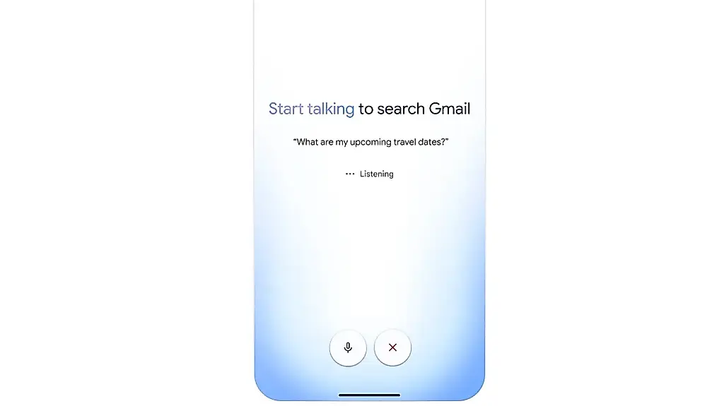 Gmail lanza la función de IA Live en versión beta