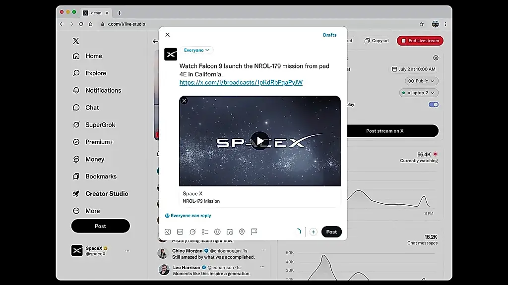 X запускает выплаты для видеотрансляций