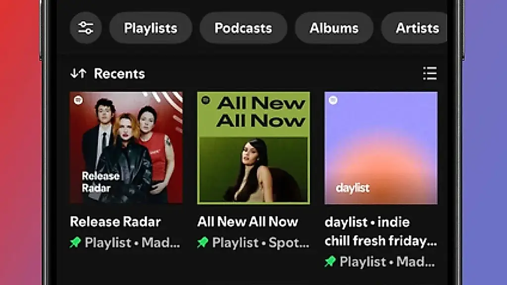 Spotify intenta resolver el problema de las listas: ¡ahora es más fácil fijar tus favoritas!