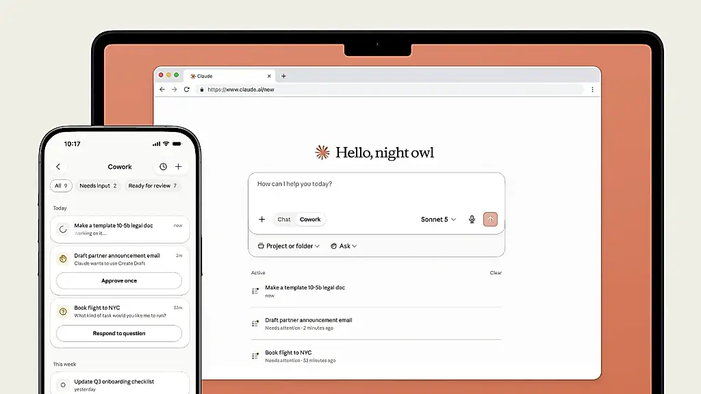 Anthropic lanza Claude Cowork para móviles