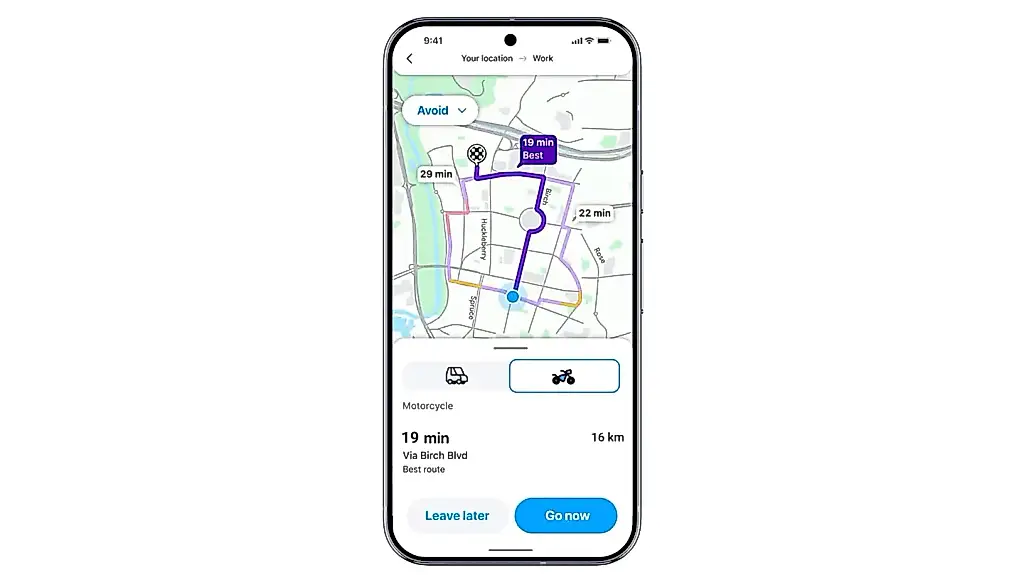 Waze представляет новые AI-функции: режимы для мотоциклистов и «меньше болтовни»