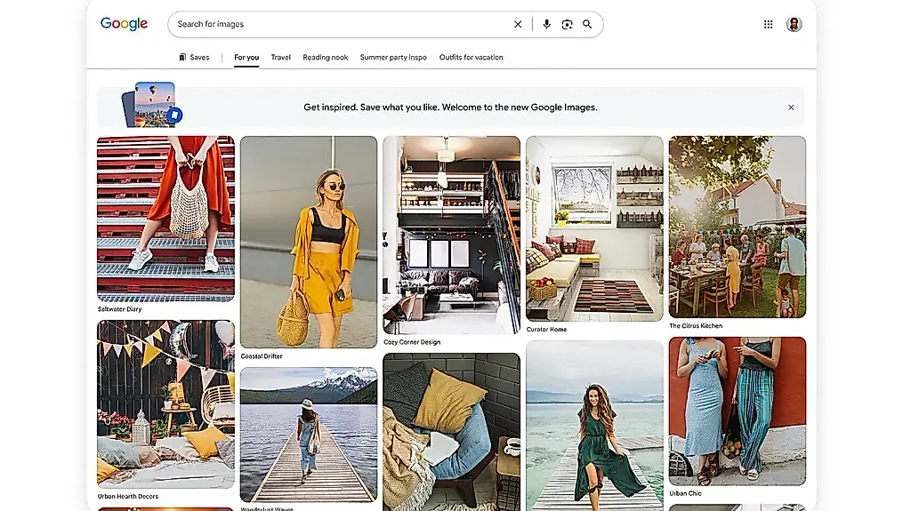 Google Images estrena diseño por su 25.º aniversario