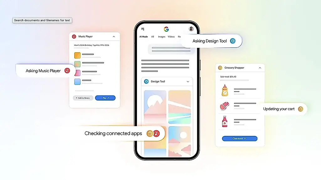 El AI Mode de Google ya funciona con Canva, YouTube Music e Instacart