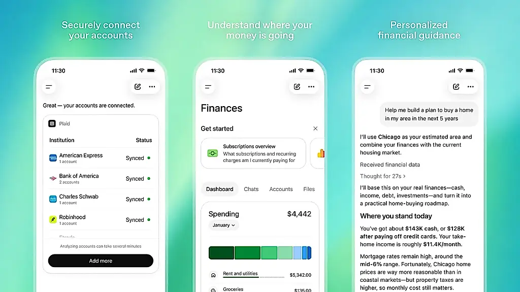 ChatGPT ya es asesor financiero: pero primero conecta tu cuenta