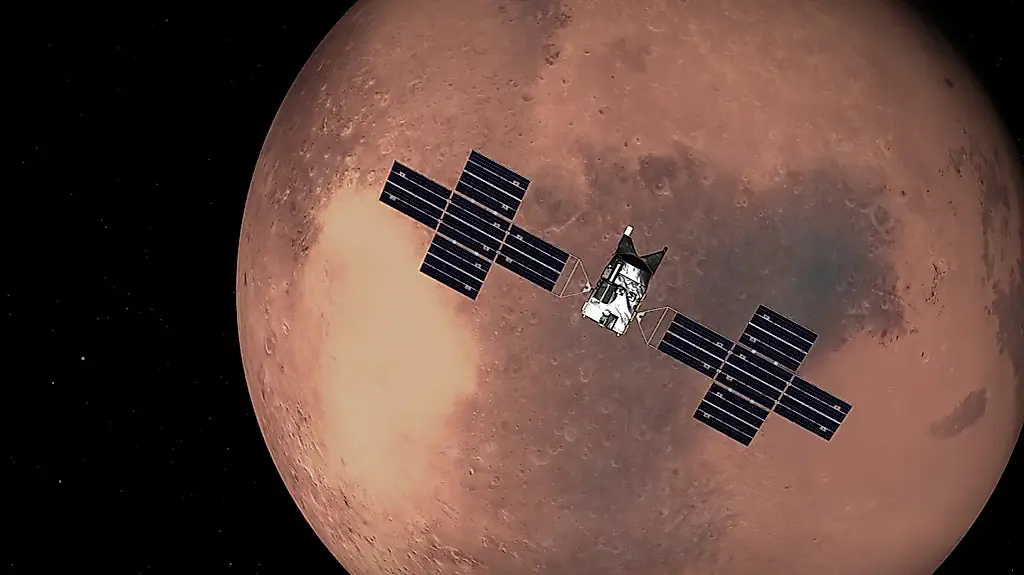 NASA: Маневр Psyche у Марса