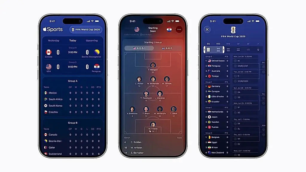 Apple Sports amplía su alcance geográfico